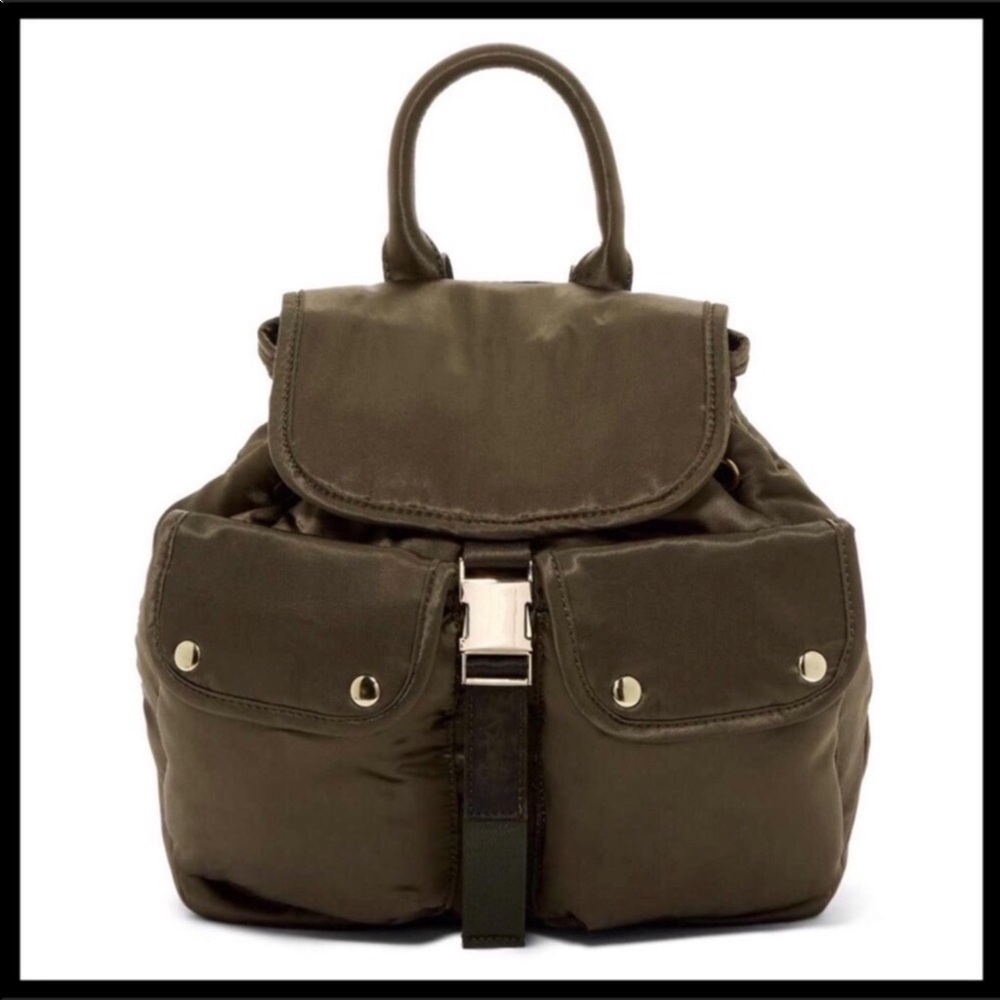 STEVE MADDEN MINI BACKPACK SATIN TRAVEL BAG - Picture 2 of 8